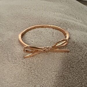 Kate Spade Rose Gold Bow Bangle Bracelet